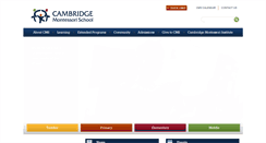 Desktop Screenshot of cambridgemontessori.org